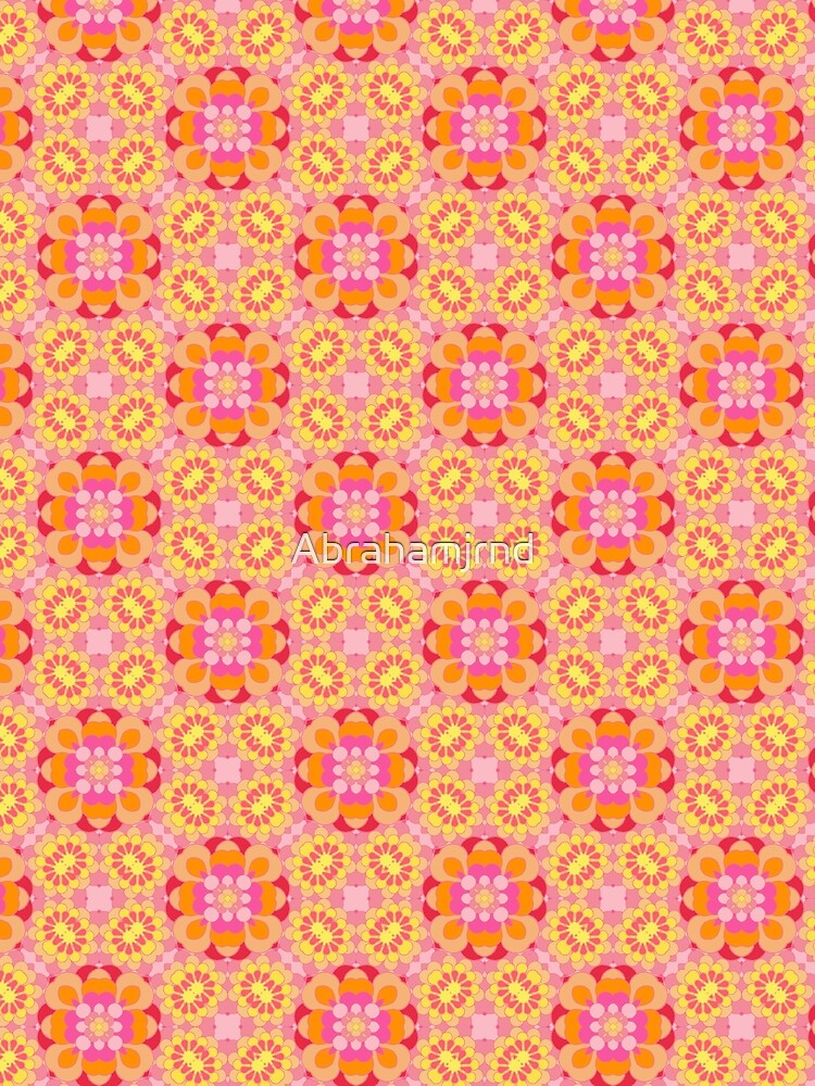 floral colorful flowers patterns seamless repeat pattern by Abrahamjrnd
