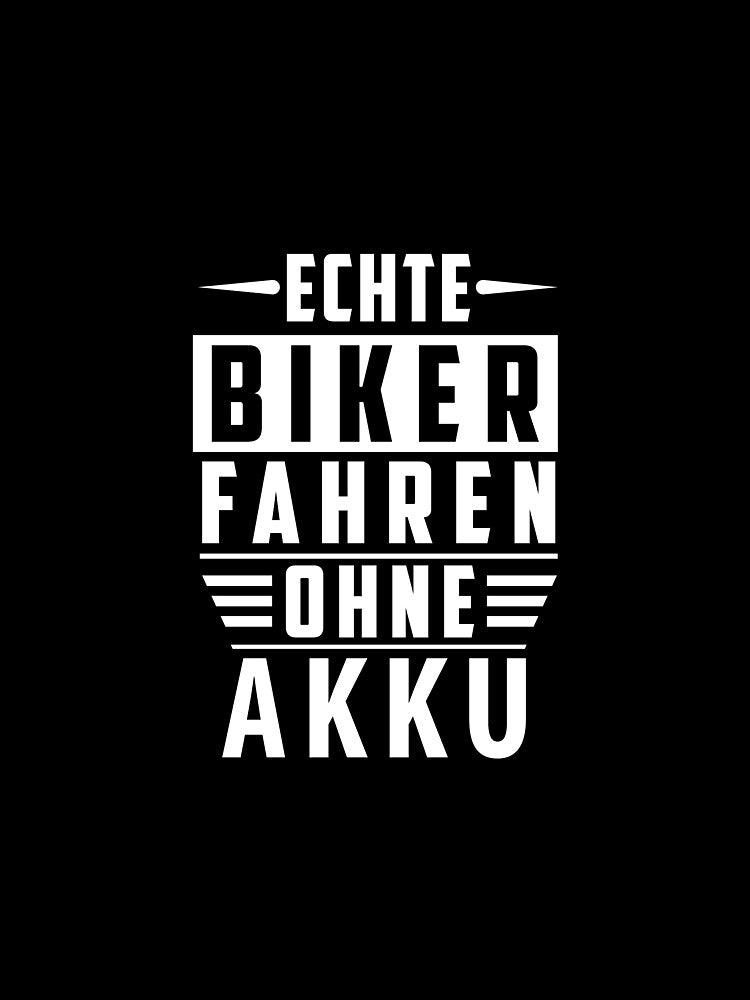 A Real Biker Drives Without Battery Pack by Tobias Langner