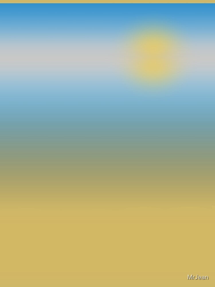Minimalist Gradient desert landscape by MrJean