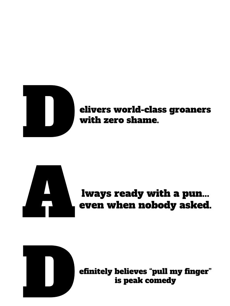 Dad Joke T-Shirt - Fun Gift for Father's Day, Casual Wear, Soft Cotton Tee, Pops Tee, Unique Dad Apparel - dads birthday by UsandCoDesigns
