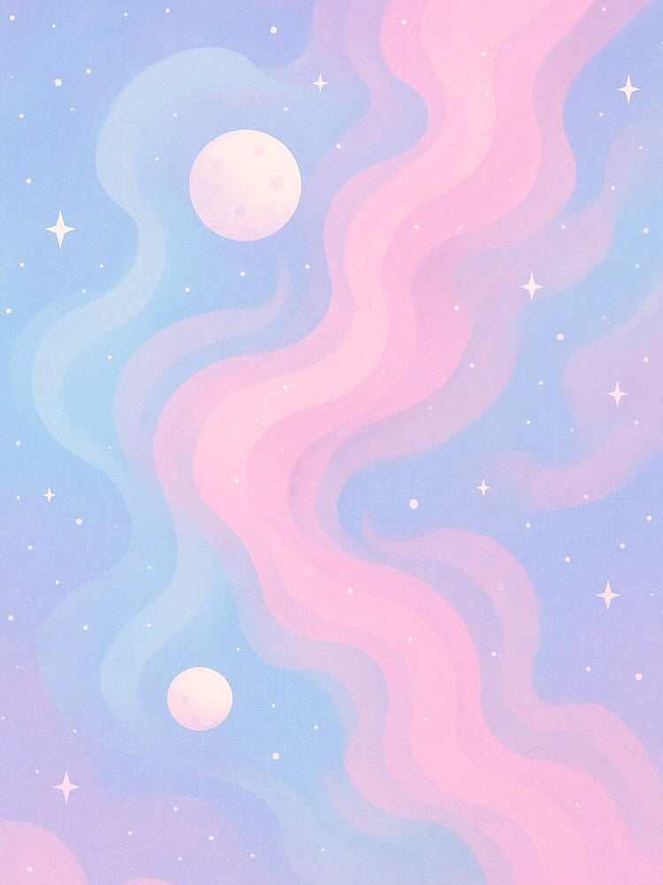Cotton Candy Cosmos by MindprintStudio