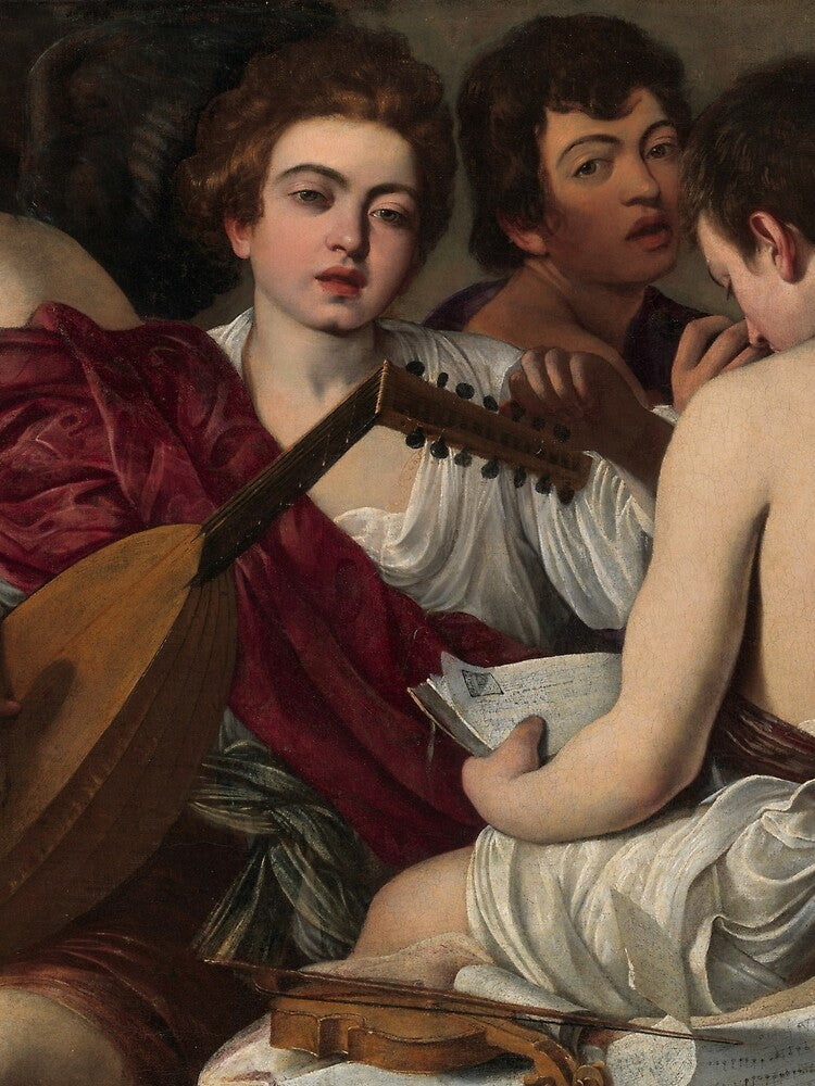 Caravaggio's Musicians by mosfunky