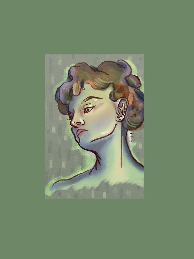 A Portrait of a Women in Green by ArtistEmFae