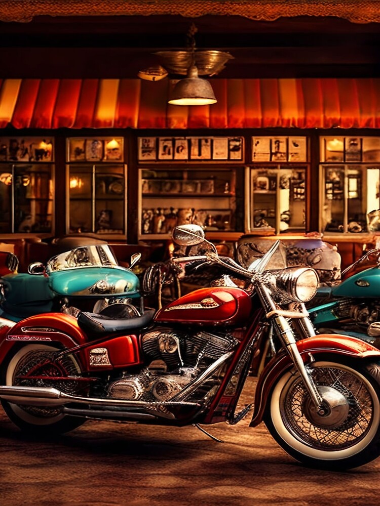 Vintage Cars and Motorcycles by Collection de trésors