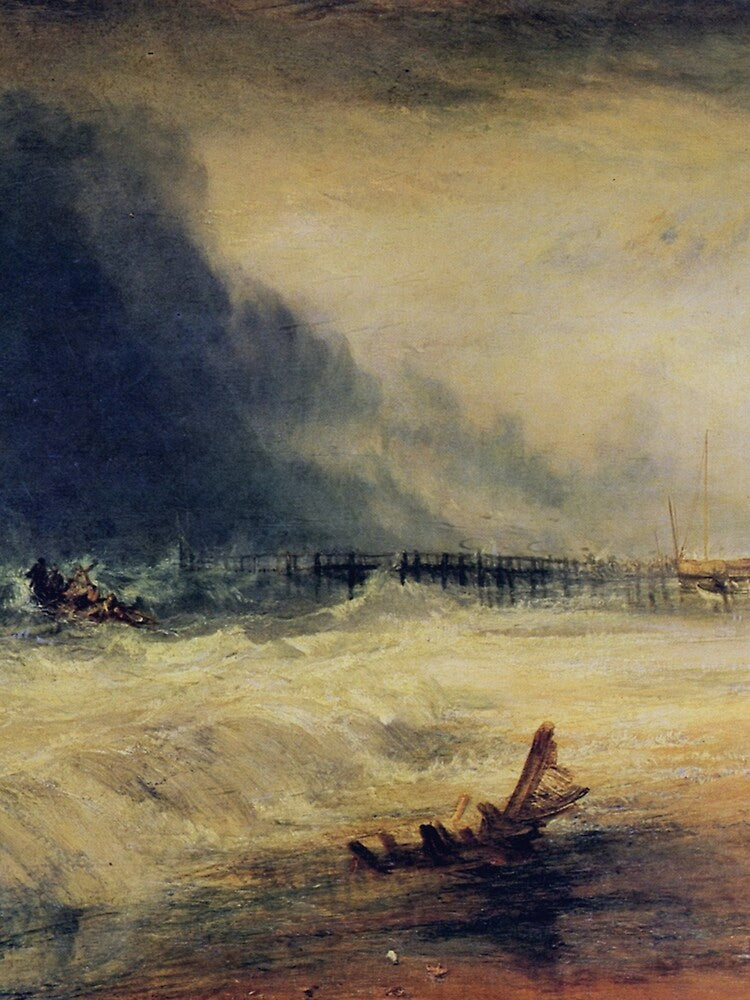 Joseph Mallord William Turner's Lifeboat and Manby Apparatus Going Off to a Stranded Vessel by mosfunky