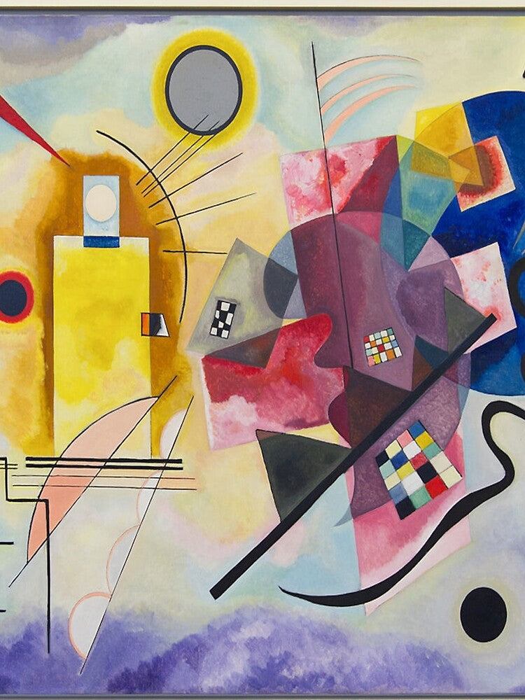 Wassily Kandinsky's Yellow Red Blue by mosfunky