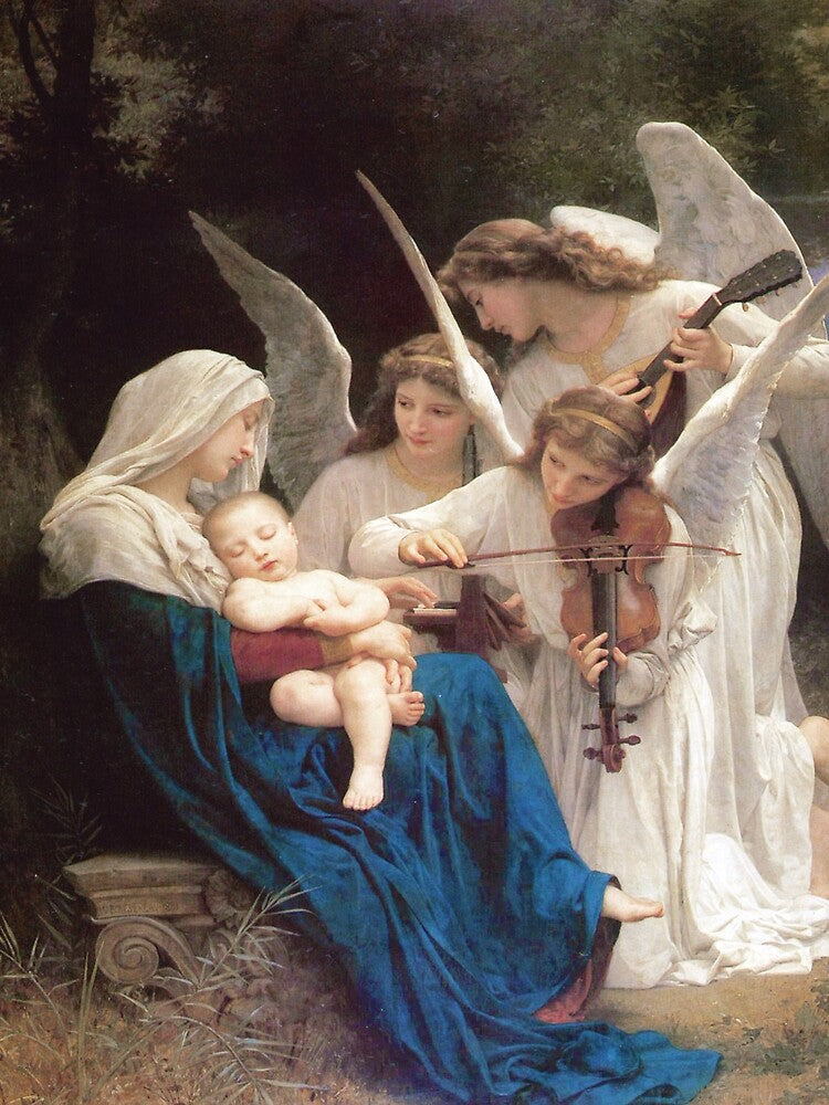 William-Adolphe Bouguereau's Song of the Angels by mosfunky