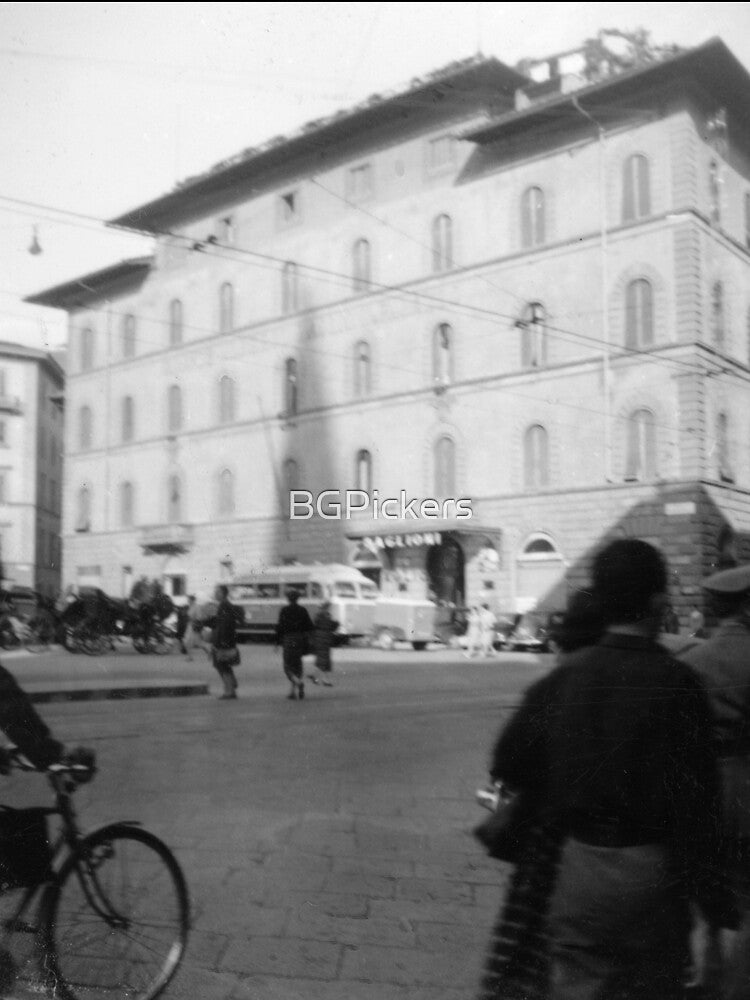 Vintage Biker in Florence, Italy by BGPickers
