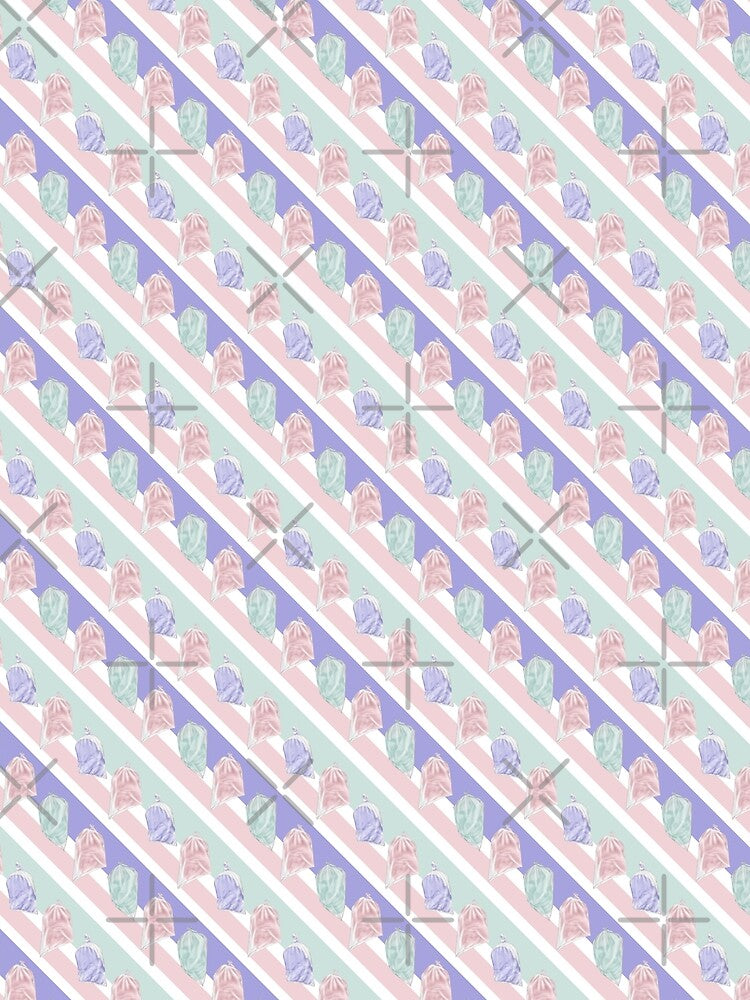 Cotton Candy Bags with Stripes by HB Loves Crafts
