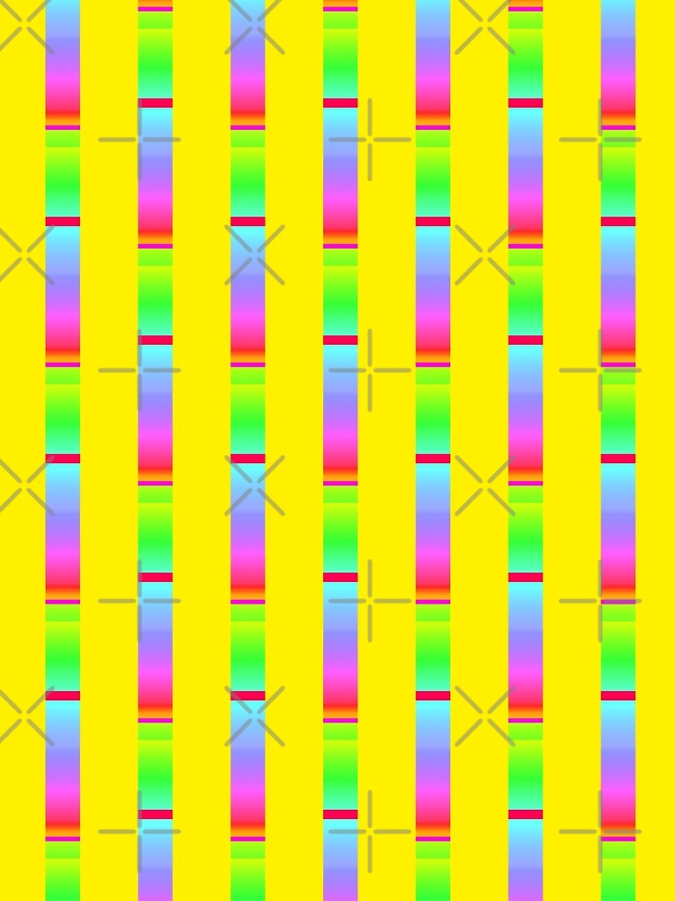 Bright yellow neon aesthetic | yellow colorful pattern by lausn
