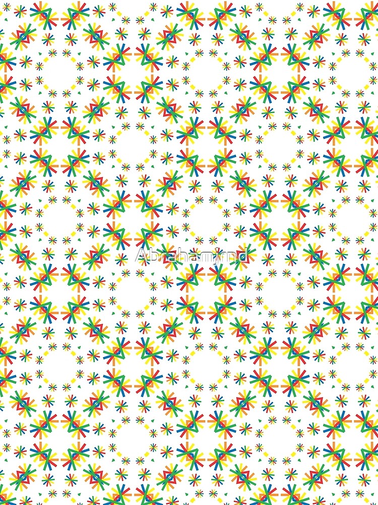 holiday event minimal happy seamless colorful repeat pattern by Abrahamjrnd