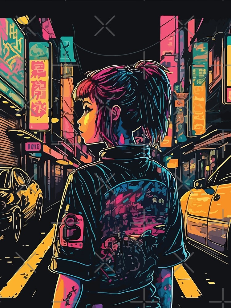 Japanese Street Cyberpunk Tokyo Streetwear by vectrus
