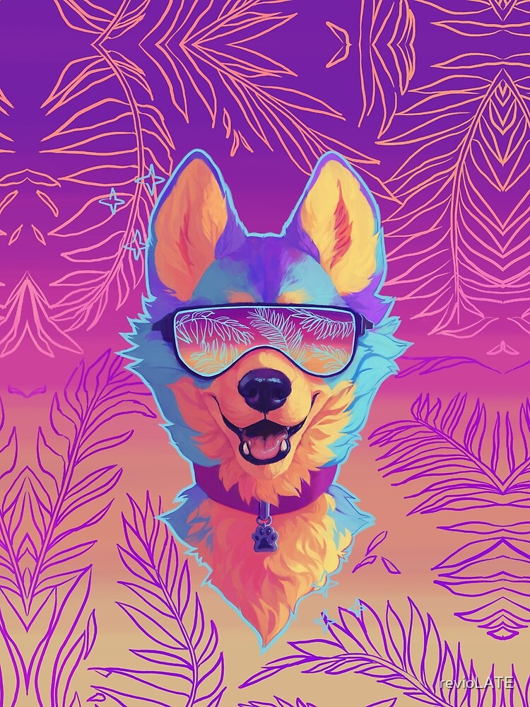 sparkle dog (furry merch) by revioLATE