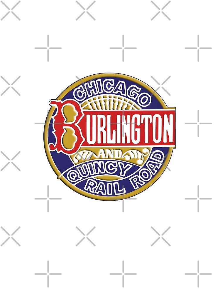 Vintage Chicago, Burlington and Quincy Railroad "Burlington Route" Logo by CharlieDesings