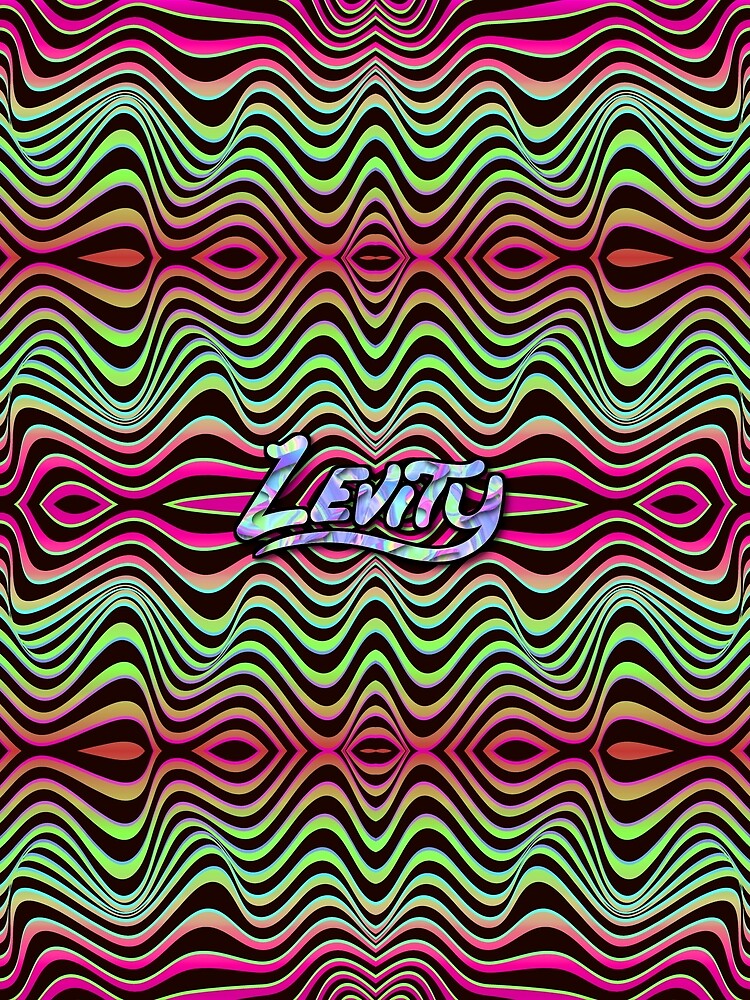 Levity Holographic Psychedelic Optical Illusion Festival Fanart by FestDrip