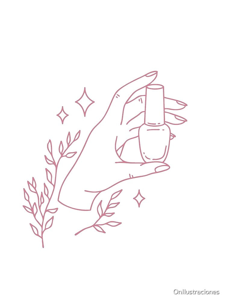 Minimal manicure by OnIlustraciones