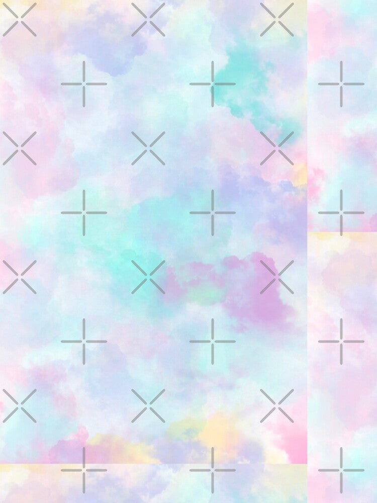 Pastel rainbow cotton candy cloud by kalanisart
