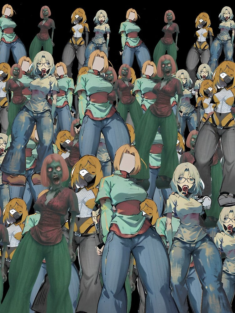 Girls, lots of girls by Glenbobagins