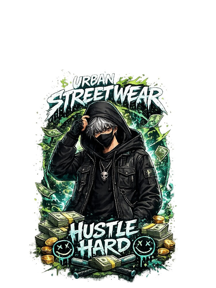 An intense urban illustration capturing the raw energy of street ambition by Med-th-ewolf
