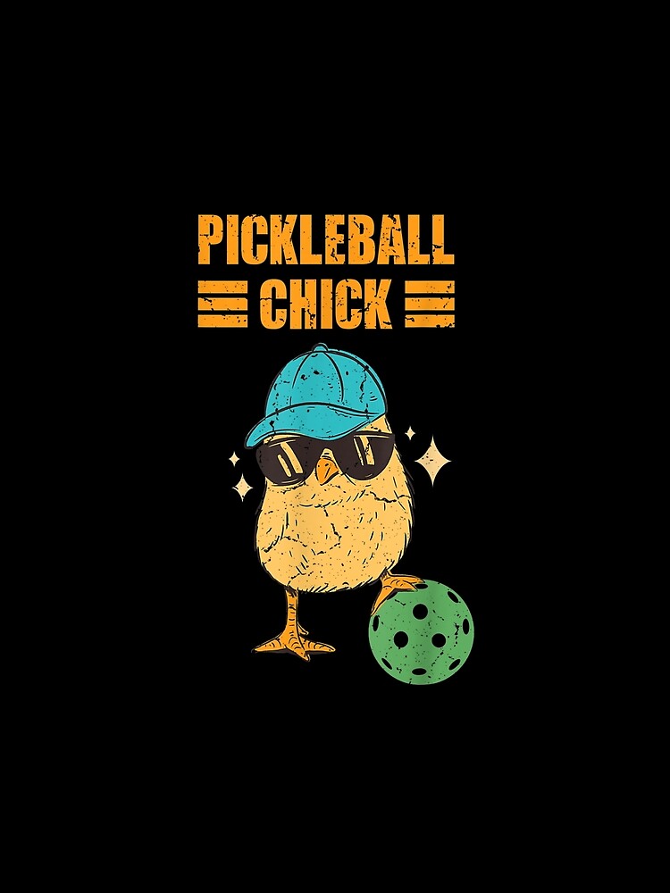 Girls And Women Cool Pickleball Chick by amyadt77