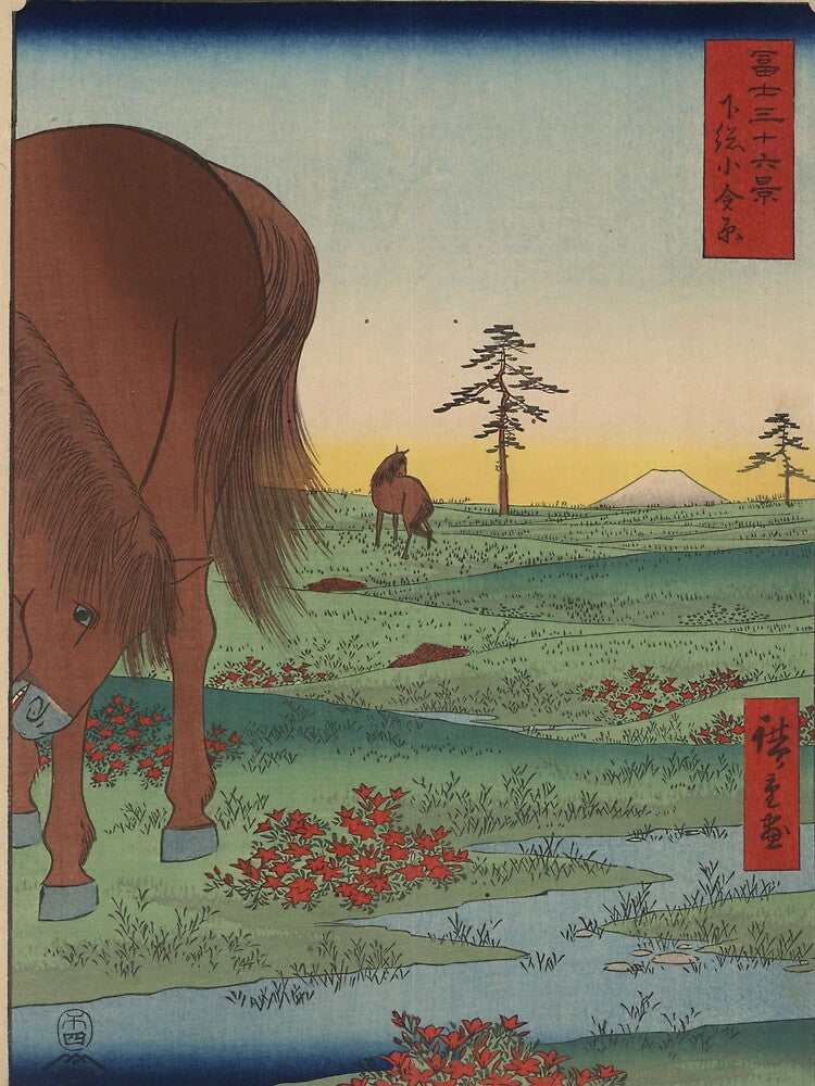 Hiroshige's Kogane Plain in Shimōsa Province by mosfunky