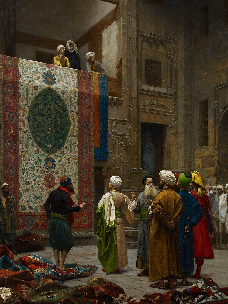 Jean-Leon Gerome's The Carpet Merchant by mosfunky