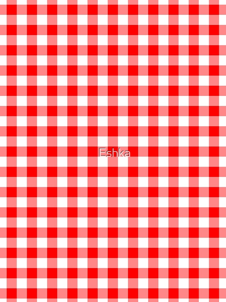 retro style in red  squares by Eshka