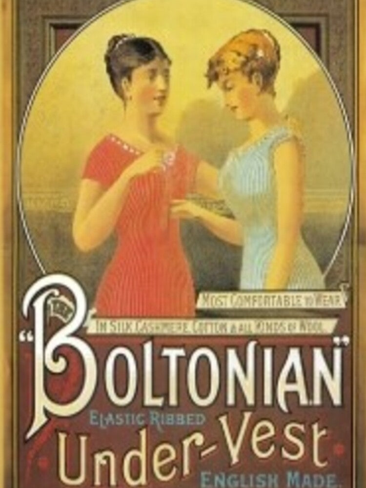 Vintage Boltonian Under Vest Advert Poster by RetroRabbitCo