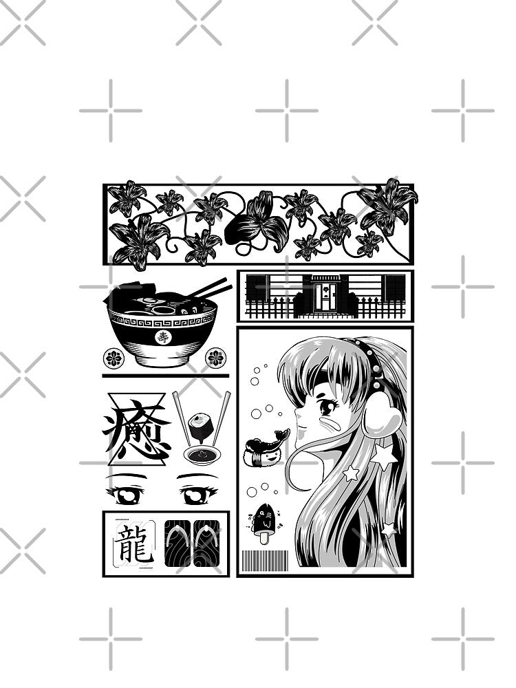 Japanese Anime Mix Vaporwave Aesthetic Japan Classic by vibeno1