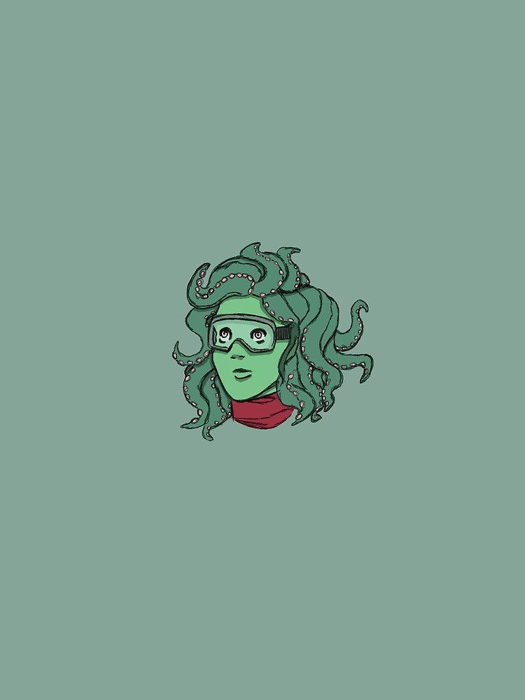 Cool Squid Lady by Miccookee