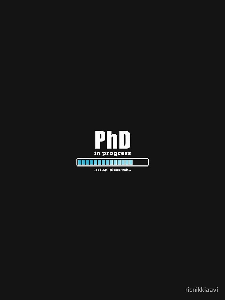Future PhD Medical Doctor In Progress Bar Student Graduation Premium by ricnikkiaavi