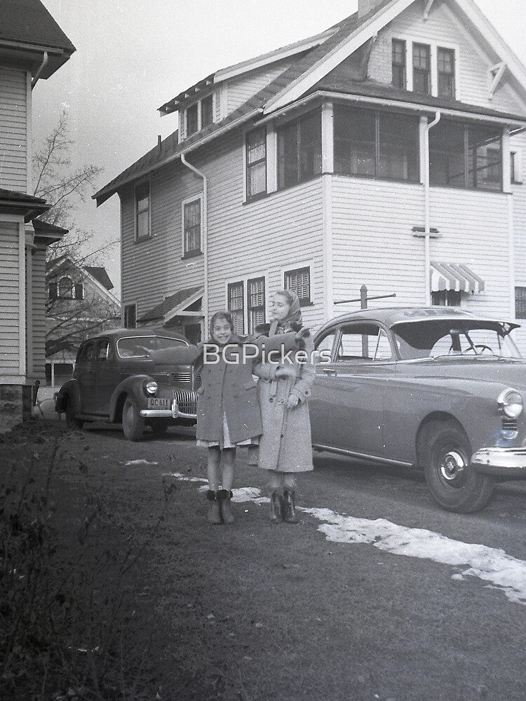Vintage Excited Girl by BGPickers