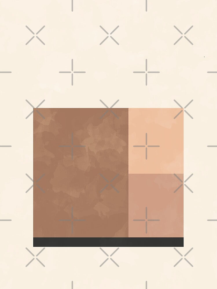 Geometric Abstract Minimal Art Decor by technicolorable_art