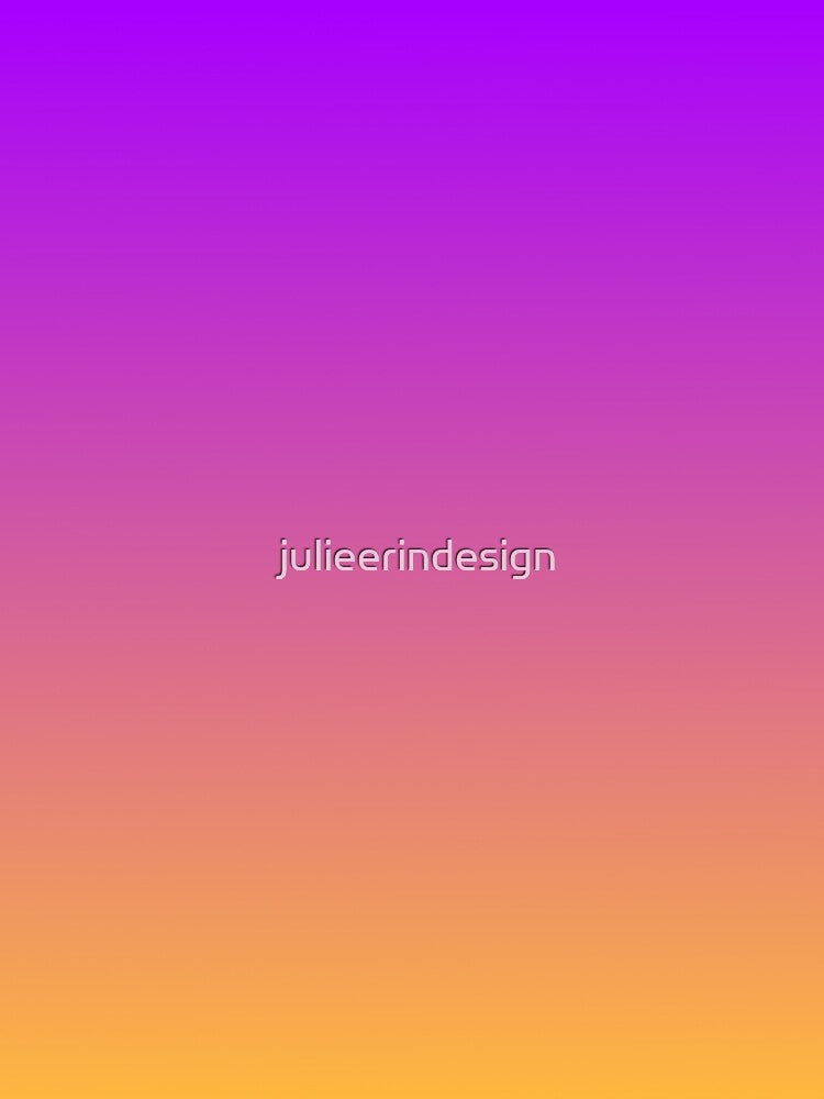 Purple Orange Ombre Gradient by Julie Erin Designs