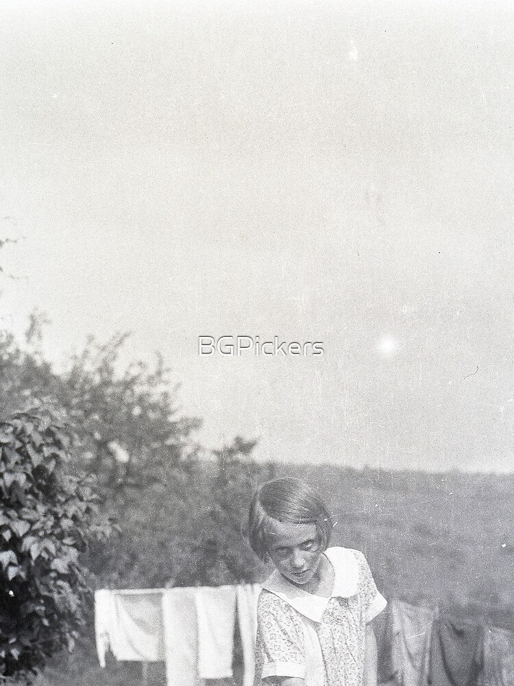 Vintage Girl with Lamb by BGPickers