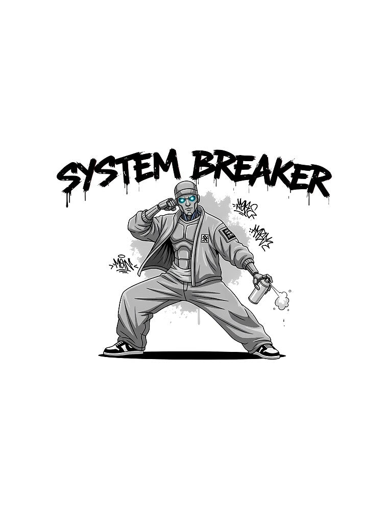 Cool Urban robot Hoodie Street Culture Graphic. by BorenStore