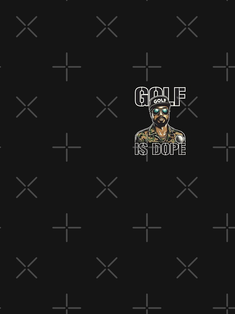 Golf Is Dope Funny Quote Black Army Camouflage by Daqomm