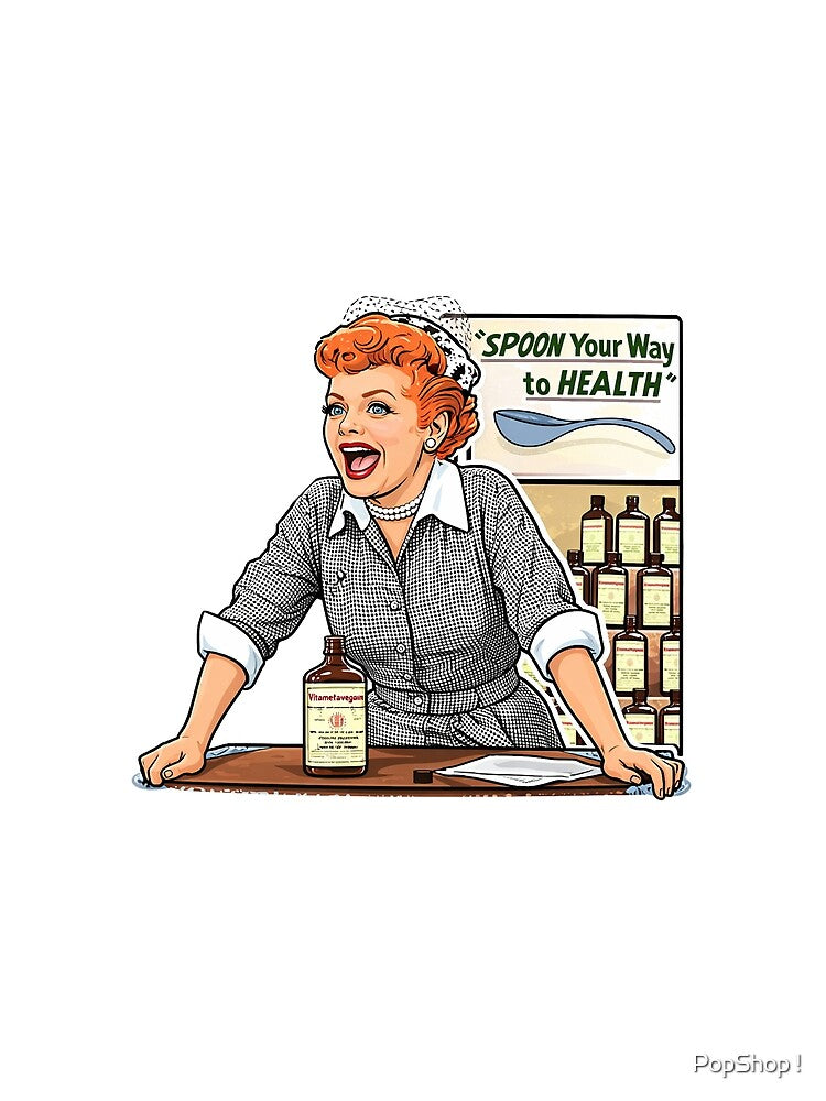 I Love Lucy Vitameatavegamin Toon by PopShop !