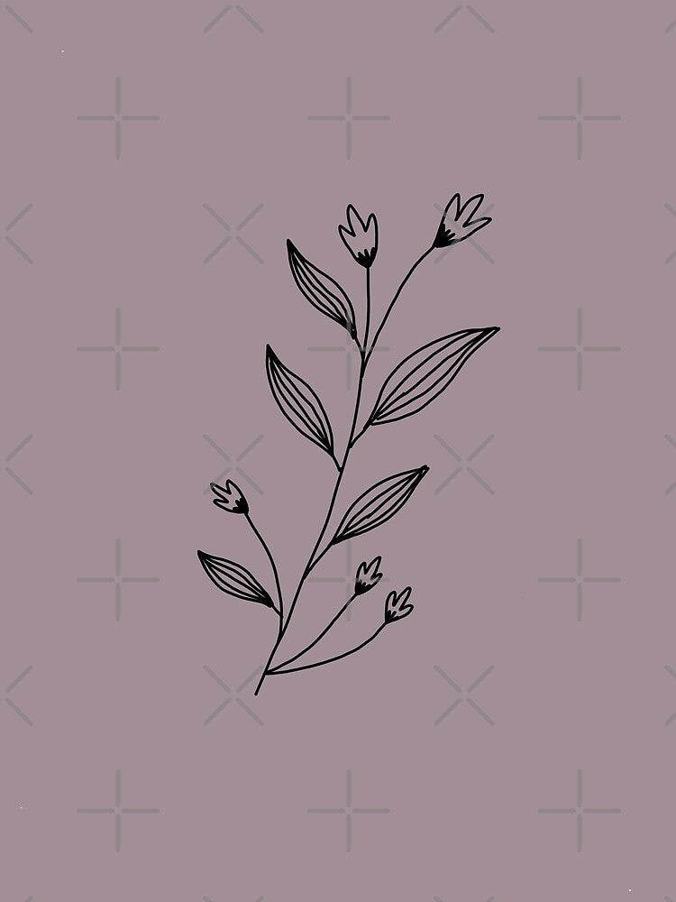 "botanical minimal element illustration" by tudoo