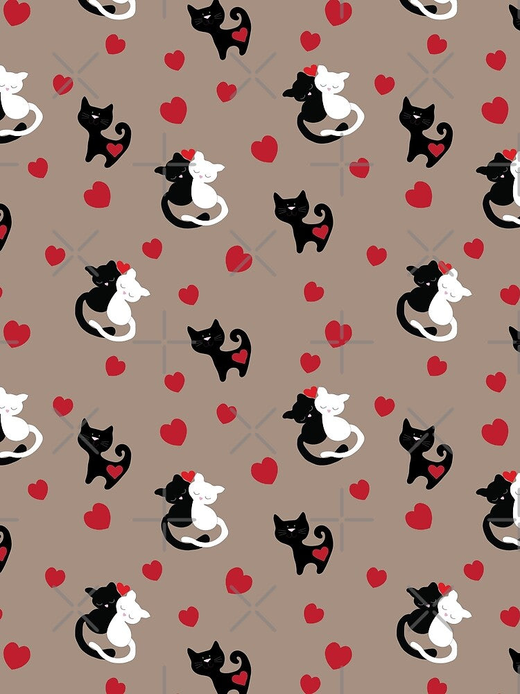 Cats with hearts by ChantalDesign