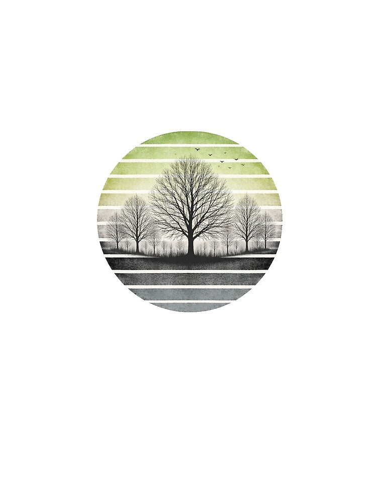 vintage tree nature art by stikrusak