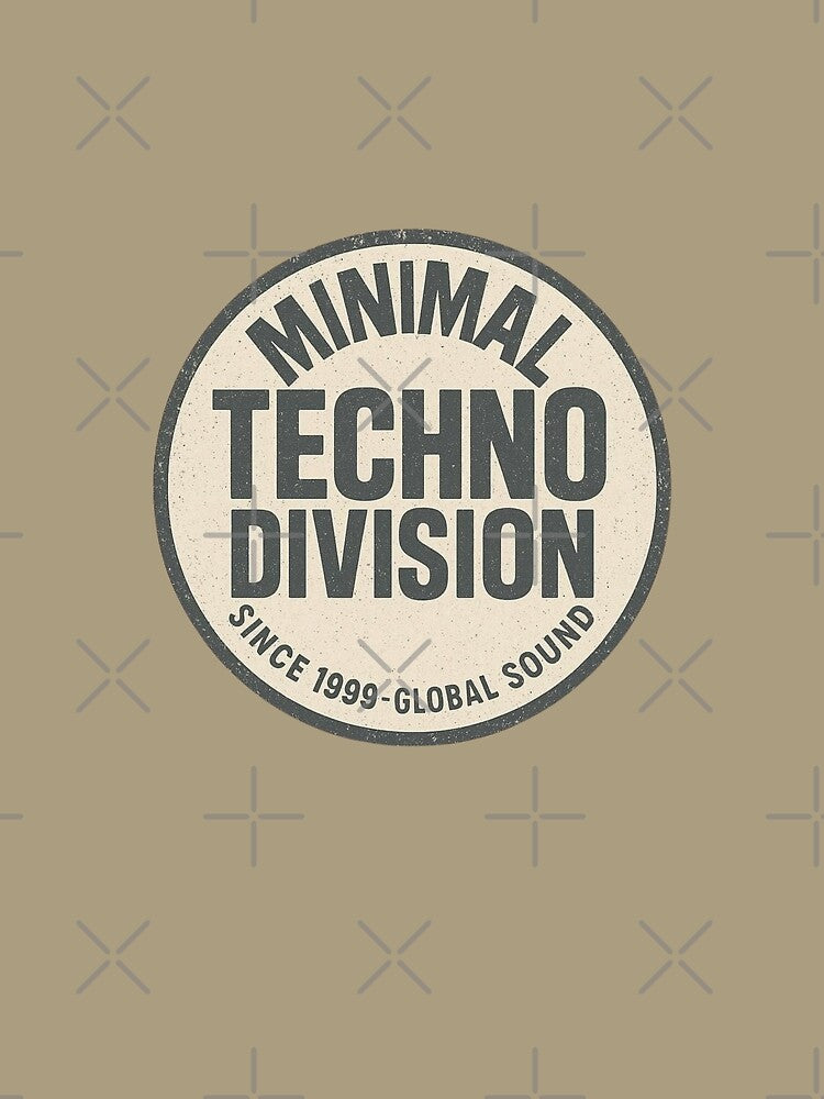 Minimal Techno Division – Classic Underground Techno Design by |TRSSHOP|