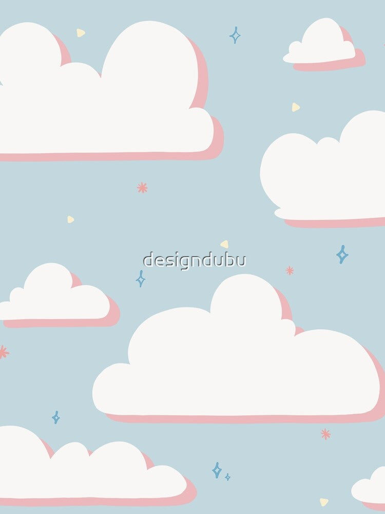 Color Blocked Clouds by designdubu