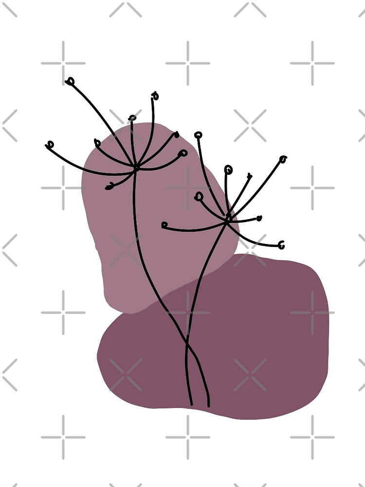 "abstract bohemian minimal line art" by tudoo