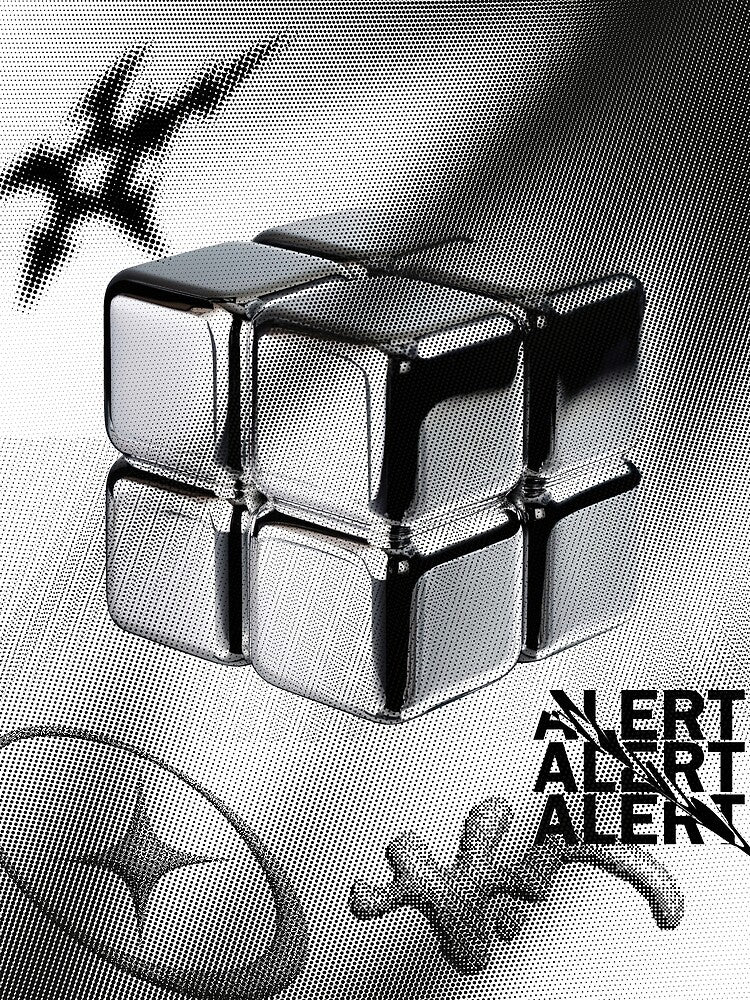 Urban Chaos — Rubik Cube Streetwear Design by HIGHSQUARE