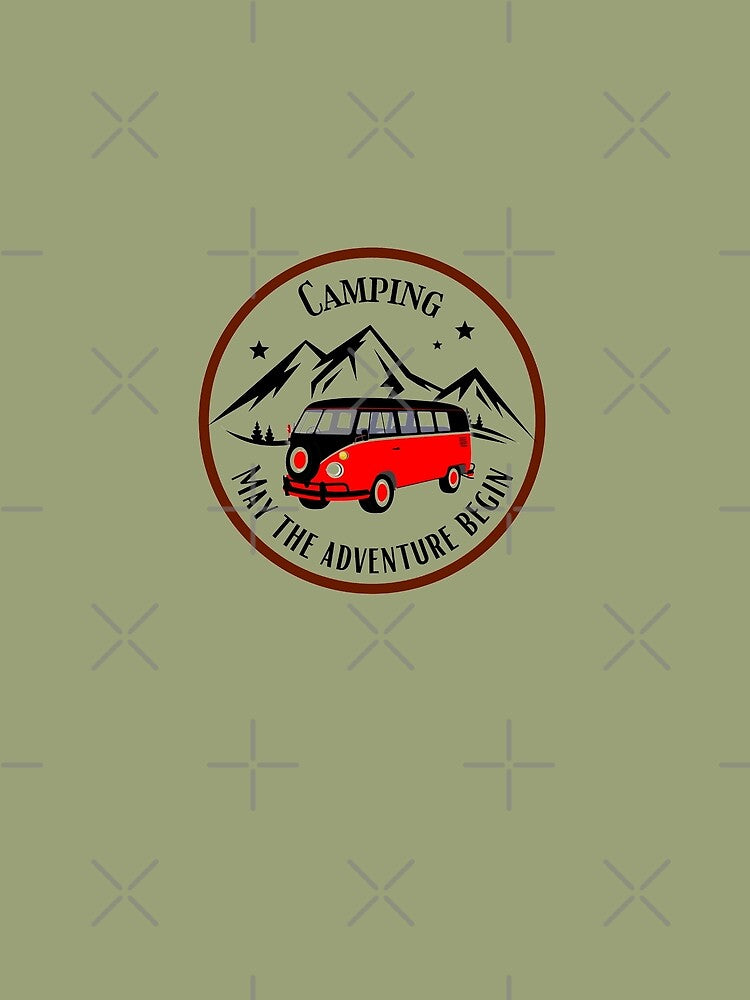 vintage camping adventure with old Camping Bus by Growwithme