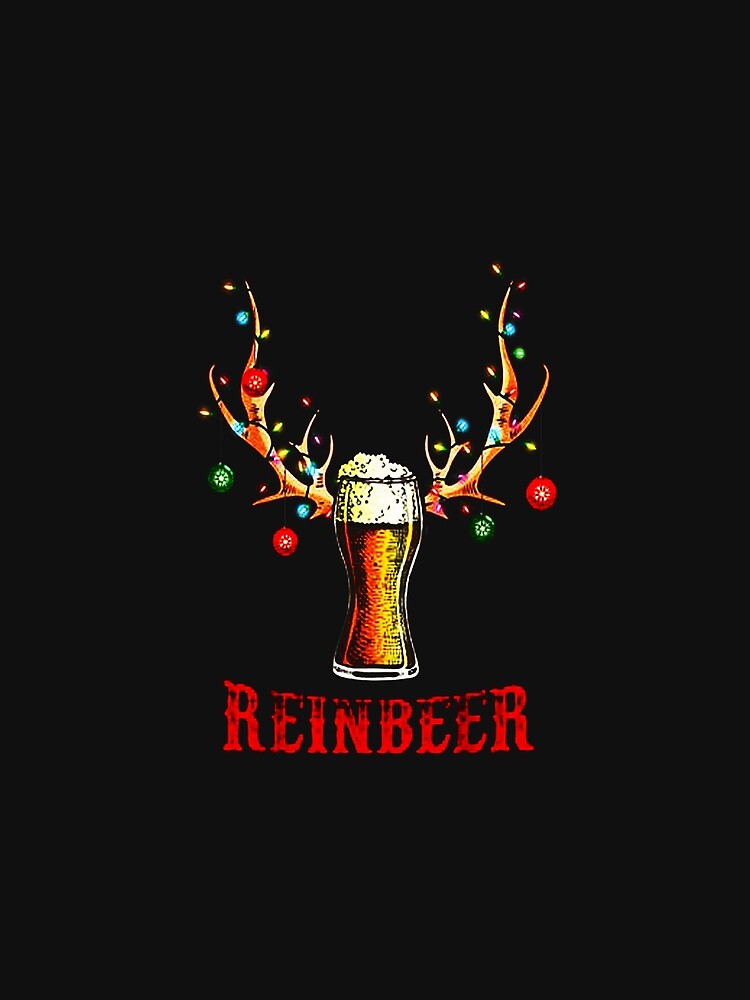 funny xmas rainbeer by zackybearz