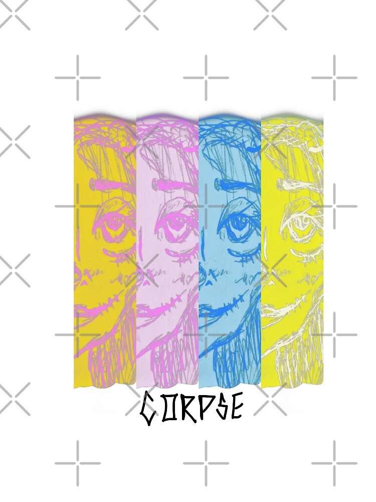 Corpse girl pop art (black text) by beao123