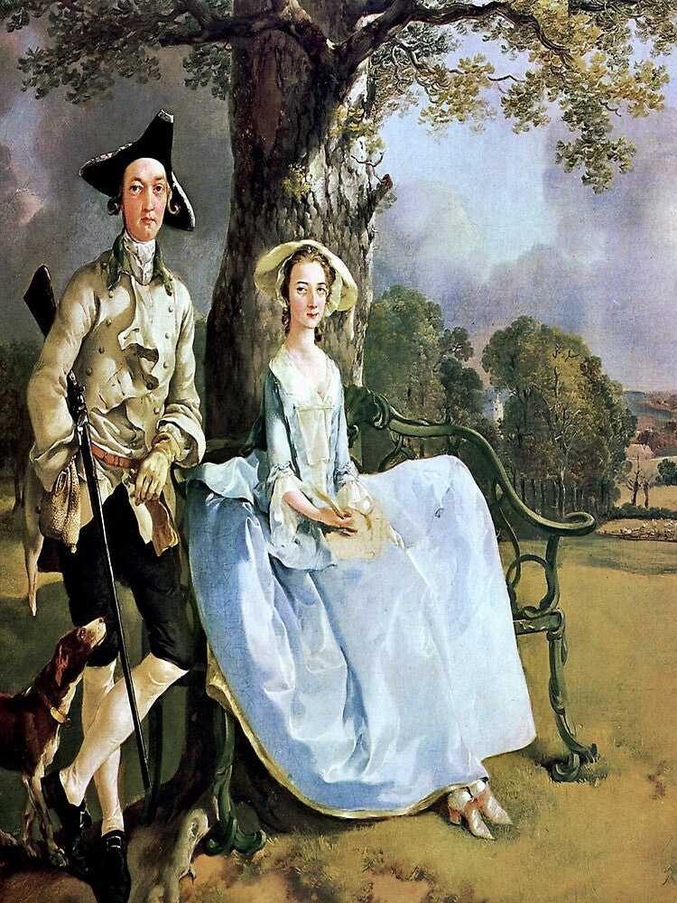 Thomas Gainsborough's Mr. and Mrs. Robert Andrews by mosfunky