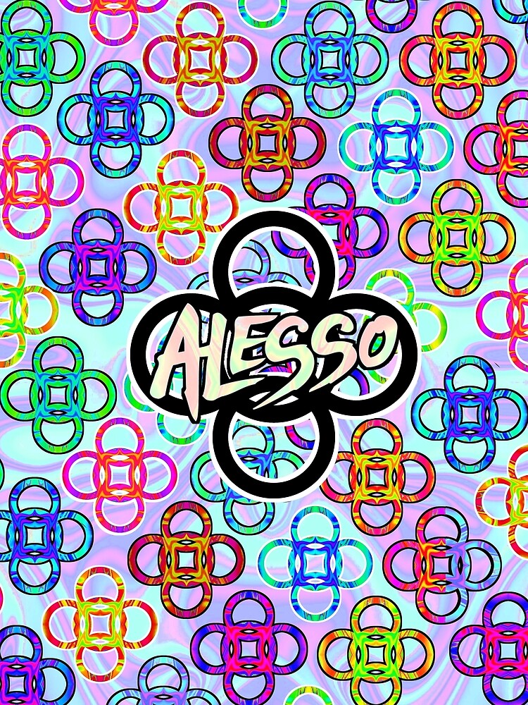 Alesso Festival Fanart Holographic Kaleidoscope All Over Pattern by FestDrip